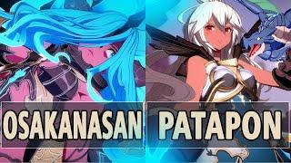 GBVSROsakanasan Versusia Vs Patapon Zooey High Level Gameplay.