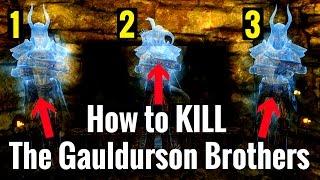 How to KILL the 3 Brothers - Reforge the Gaulder Amulet Forbidden Legend Quest  Skyrim Remastere