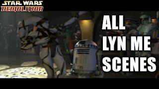 All Lyn Me Scenes in Star Wars Demolition PS1