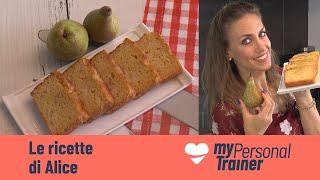 Plumcake alle pere senza burro