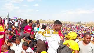 SEE PASTOR EZEKIEL ARRIVED AT THE PODIUM AT KASARANI GROUNDS LIVE  HOLY SPIRIT IS AROUND