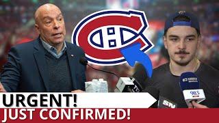 BOMB NOBODY SAW THIS COMING JUST HAPPENED AND NOW  CANADIENS NEWS