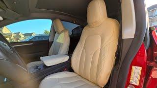 TESERY Leather Seat Covers for my 2024 Tesla Model Y Dual Motor