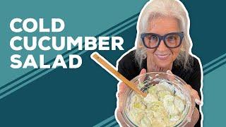 Love & Best Dishes Cold Cucumber Salad Recipe  Summer Salad Ideas
