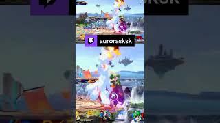 Crash Bomber + Peach = Shield Break  aurorasksk on #Twitch