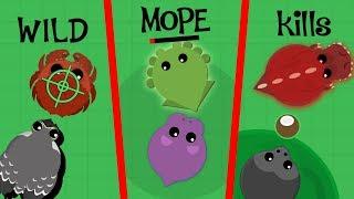 HIPPO KILLS KRAKEN WITH ABILITY  WILD MOPEIO KILLS COMPILATION  BETA.MOPE.IO