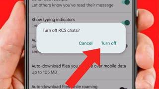 How to Turn Off RCS Chat on Android  How to Disable RCS Messaging on Android