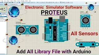 How to Install Arduino Library in Proteus 8  Proteus Add All Library File  Proteus Download