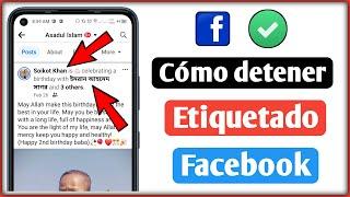 Cómo evitar que la gente me etiquete en Facebook 2024   Cómo desactivar la etiqueta en Facebook