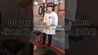 Jungkook imitating Jimin from AOA 