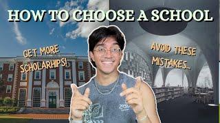 How to Choose the BEST College for You what actually matters