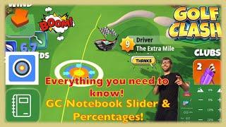 Golf Clash  How To Properly Calculate Your Shots GC Notebook ElevationWindSlider Tutorial