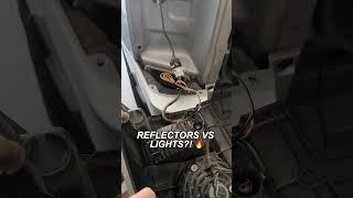 REFLECTORS VS LIGHTS FOR MITSUBISHI PAJERO?   #pajero #mitsubishipajero