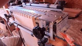 Quick & Easy - Making a Dovetail 10 Frame Langstroth Bee Hive using the Porter Cable  Dovetail Jig