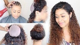 360 Lace Frontal Full Sew In Tutorial  Salon Work