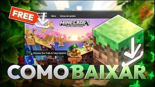 COMO BAIXAR MINECRAFT GRATUITO PARA PC FRACO ATUALIZADO 2024 LAUNCHER SIMULA MINECRAFT ORIGINAL