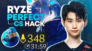 How to Always Have 10 CS Per Minute DoinB Ryze is INSANE...