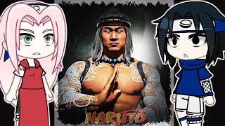 Naruto Friends react to Naruto as Liu Kang  Gacha React  Mortal Kombat