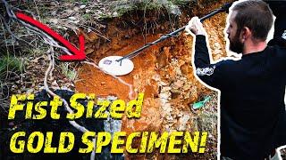 Finding and incredibly RARE Fist sized GOLD Specimen in an Abandoned Mine