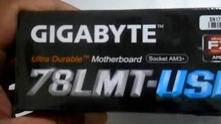 Unboxing Gigabyte 78lmt usb3 motherboard - I am in love with the features of this board