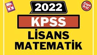 18 Eylül 2022 KPSS LİSANS MATEMATİK +PDF - 2022 KPSS Matematik Soru Çözümleri