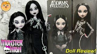 Monster High Skullector x The Addams Family Morticia and Wednesday Addams Doll Set Review