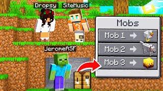 Minecraft Manhunt But I Disguise As Mobs
