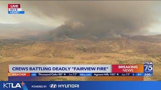 Deadly Fairview Fire in Hemet grows to 4000 acres