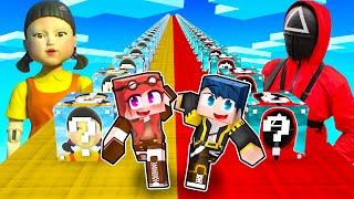 LA CORSA DEI LUCKY BLOCK DI SQUID GAME - MINECRAFT