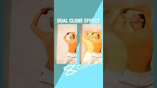 Make your video awesome with Dual Clone Effect #capcut #shorts #youtubeshorts