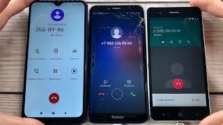 Xiaomi Redmi 8 Pro vs Honor 7A Pro vs ZTE Incoming and Outgoing Madness Call Phone Demo