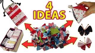 ⭐5 MINUTES Sewing Projects For Scrap Fabric  Fast and Easy  Recycling Of Leftover Fabric  Ideas