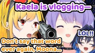 Kaela When Moona Mentioned About The Vlogging Incident With Kronii Again