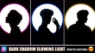 Picsart Dark Shadow Glowing Effect Photo Editing Tutorial  Dark Shadow Photo Editing in Picsart