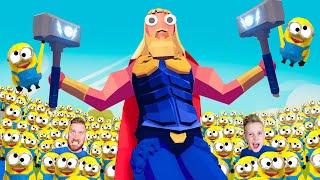 Thor vs 1000 Minions in Tabs