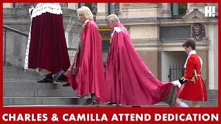 INCREDIBLE royal garments on show as the King and Queen attend St Pauls Cathedral  HELLO