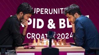 GUKESH VS VIDIT  World Rapid Chess