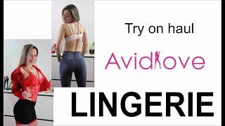 Try on haul Avidlove lingerie