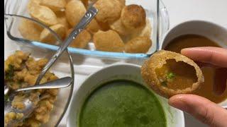 پانی پوری یا گول گپی غذای هندی - Pani Puri recipe