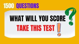 Answer in 5 Seconds 1500 BASIC GRAMMAR QUIZ For Beginners ️ What Will You Score? Take This Test