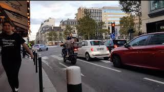 Walk tour in Boulevard Des Sablons  Neuilly su-Seine Paris Suburb