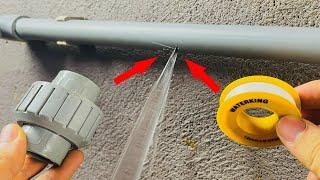 Tips Very Useful And Simple Great Pvc Pipe Fittings Fo Repair Pvc Pipes When Broken