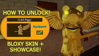 How to UNLOCK the GOLD PIGGY SKIN in PIGGY - Roblox