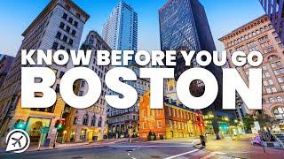 THINGS TO KNOW BEFORE YOU GO TO BOSTON