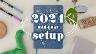 Starting a new Bullet Journal  2024 mid-year setup  simple bujo theme