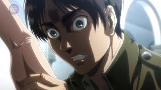 Attack on Titan S3  when Eren hold Historias hand