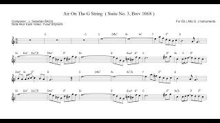 Air On The G String - Nota Akor Eşlik - C Instruments  C 