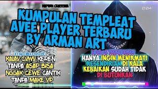 Kumpulan Templeat avee player terbaru 2019 by #Armanart