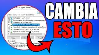 Solo cambia esto y tu conexión a internet VOLARÁ   WIFI Y CABLE  SIN usar programas 