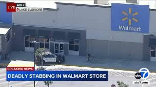 Woman stabbed to death inside Walmart store in Lake Elsinore